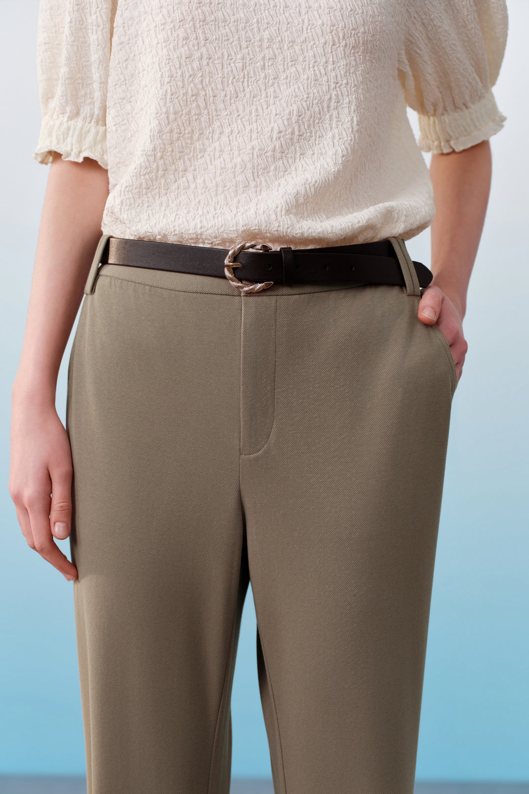 Regular Waist Casual Pants