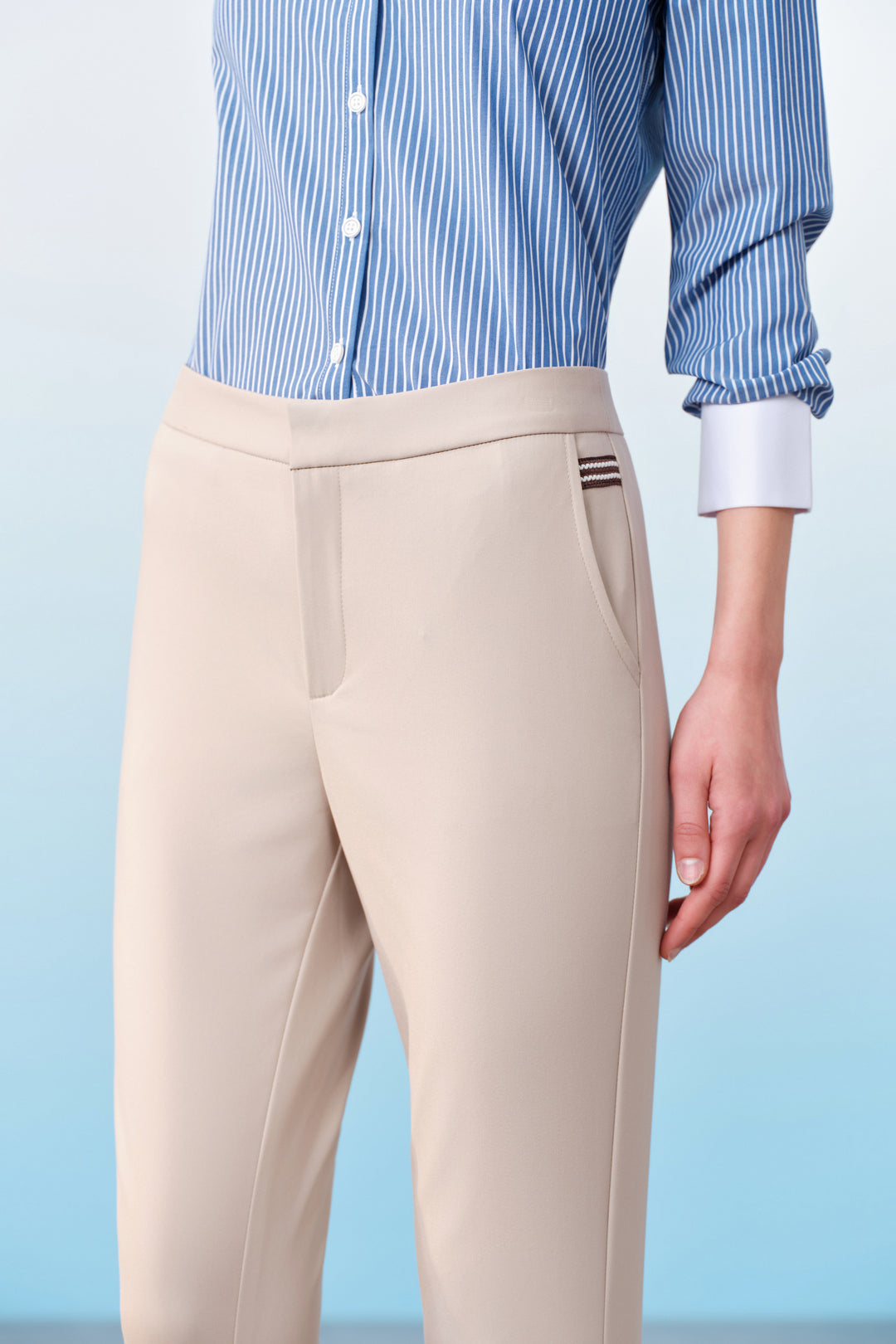 Hip Hanger Casual Pants