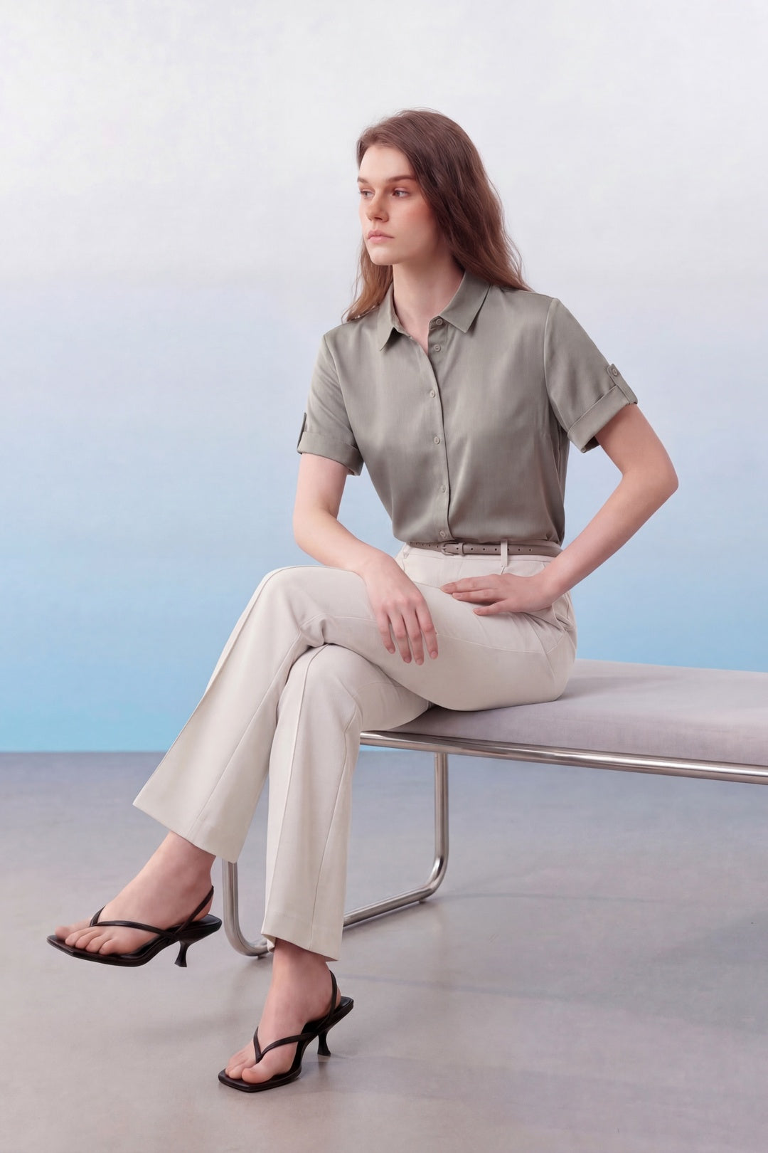Multi-Way Stretch | Regular Waist Casual Pants