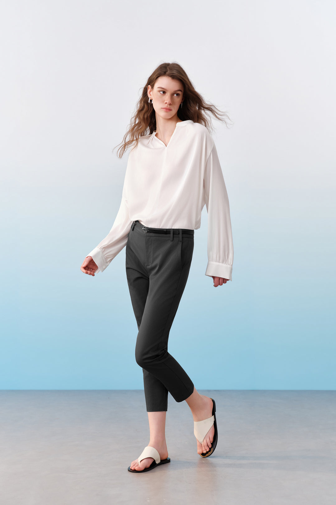 G2000 WOMAN-hip-hanger-casual-pants-61269318-Grey