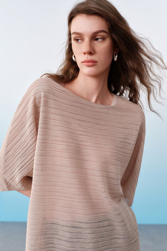 G2000 WOMAN-machine-washable-round-neck-knit-sweater-61276005-Beige
