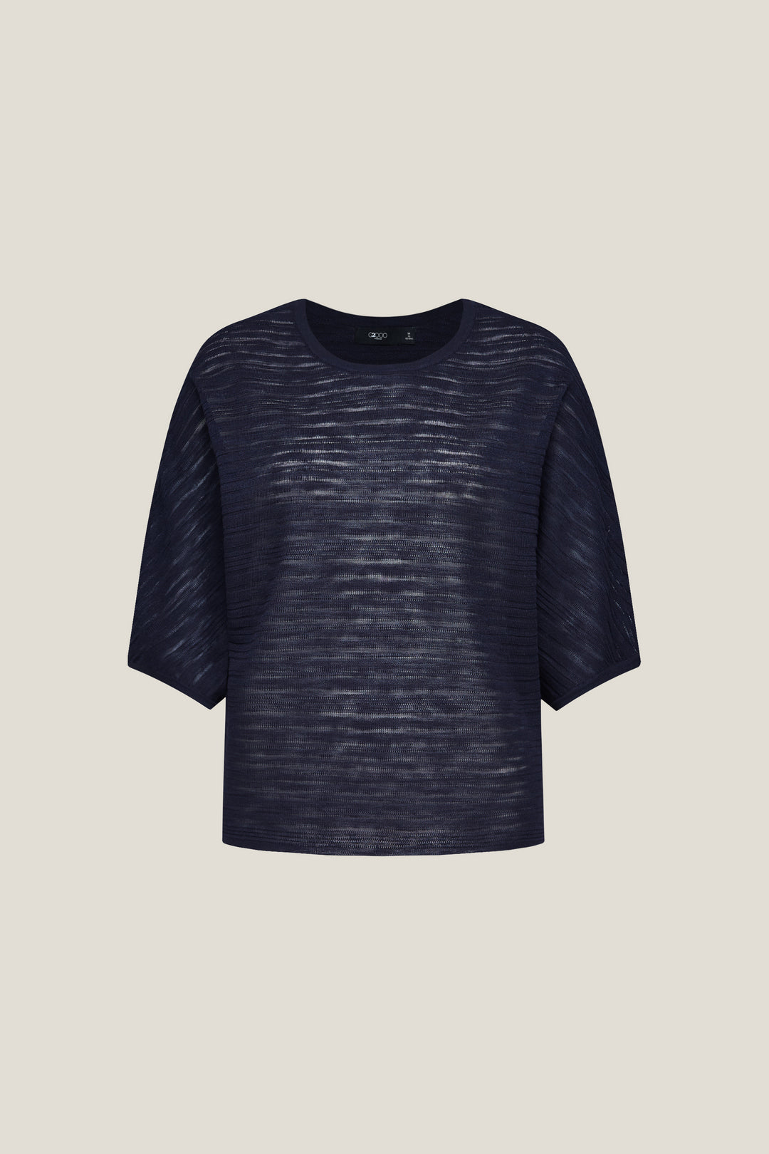 G2000 WOMAN-machine-washable-round-neck-knit-sweater-61276005-Blue