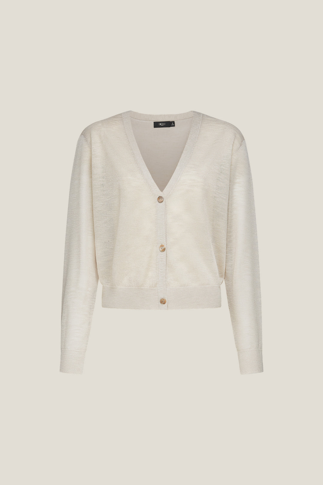 G2000 WOMAN-machine-washable-v-neck-cardigan-61276305-Beige