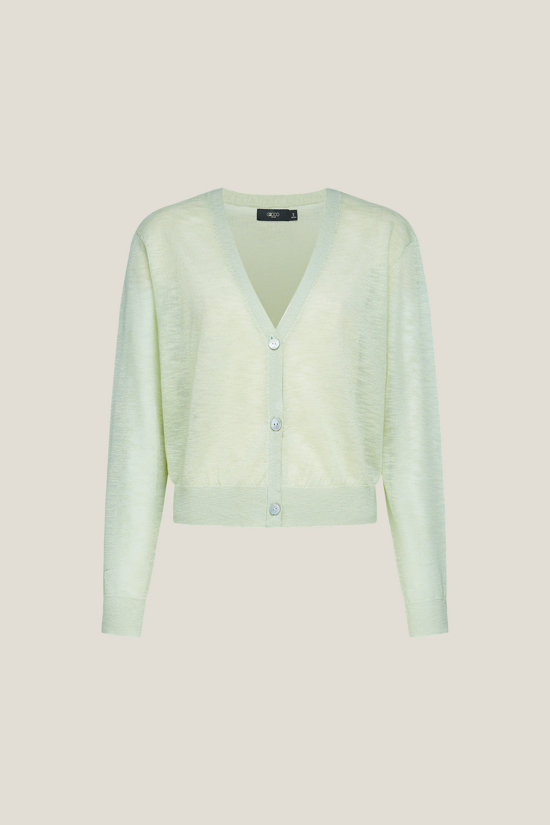 G2000 WOMAN-machine-washable-v-neck-cardigan-61276305-Green