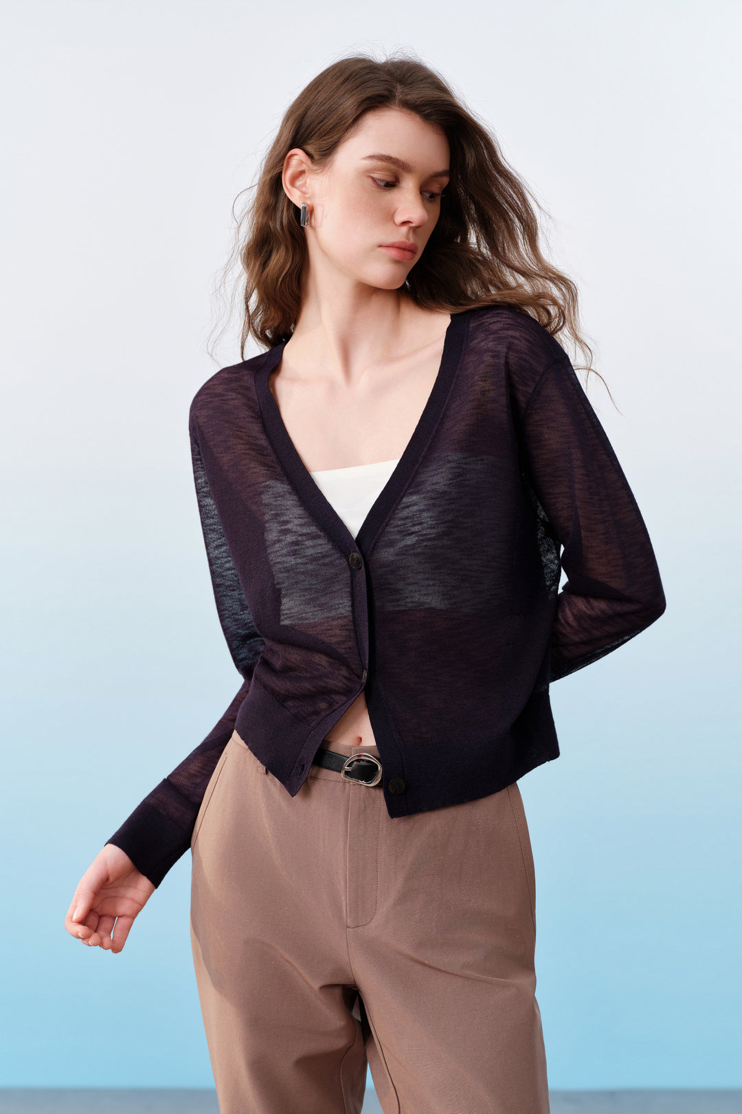 Machine Washable | V Neck Cardigan