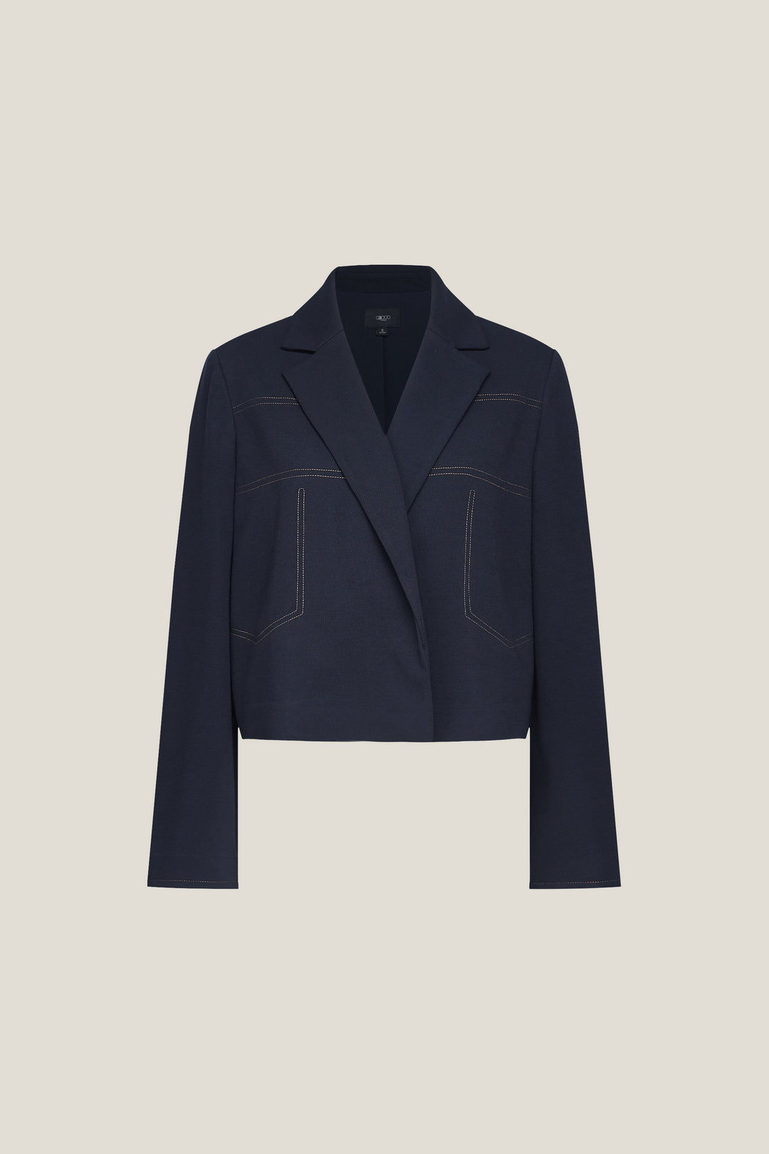 G2000 WOMAN-lapel-collar-long-sleeve-jacket-61286000-Blue