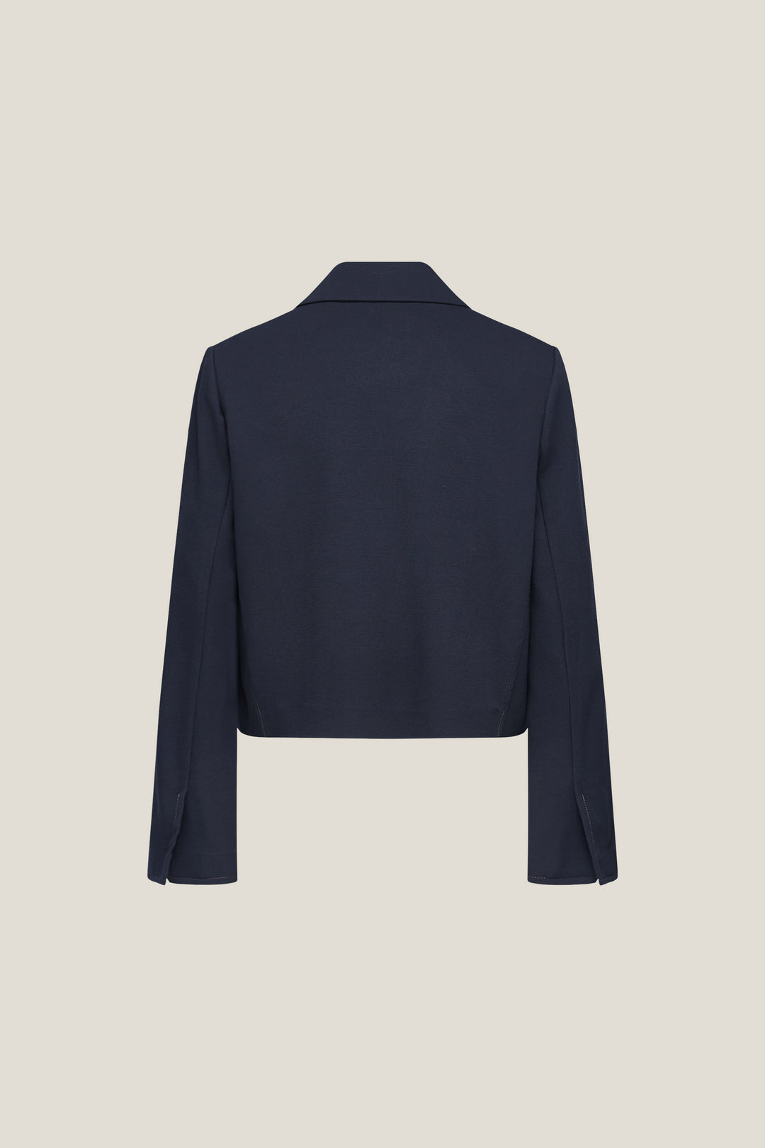 Lapel Collar Long Sleeve Jacket
