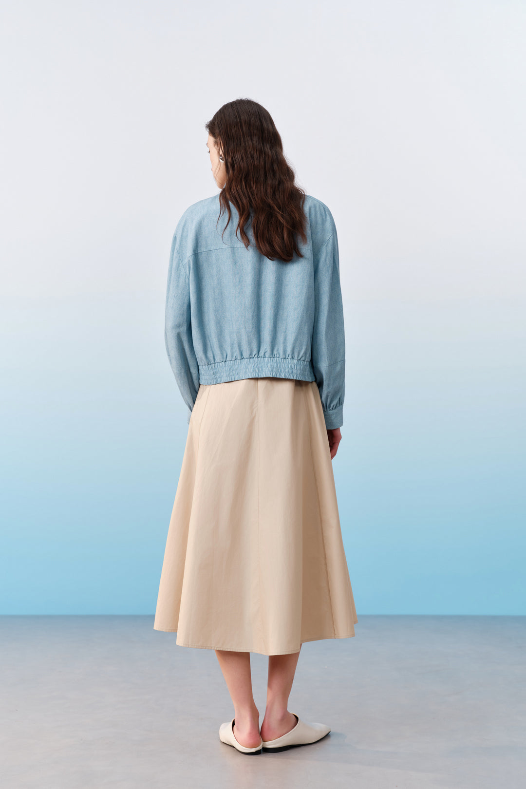 Stand Collar Long Sleeve Jacket