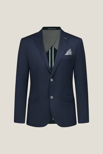 BLAACK LUXURY-luxury-100-wool-suit-blazer-61414013-Blue