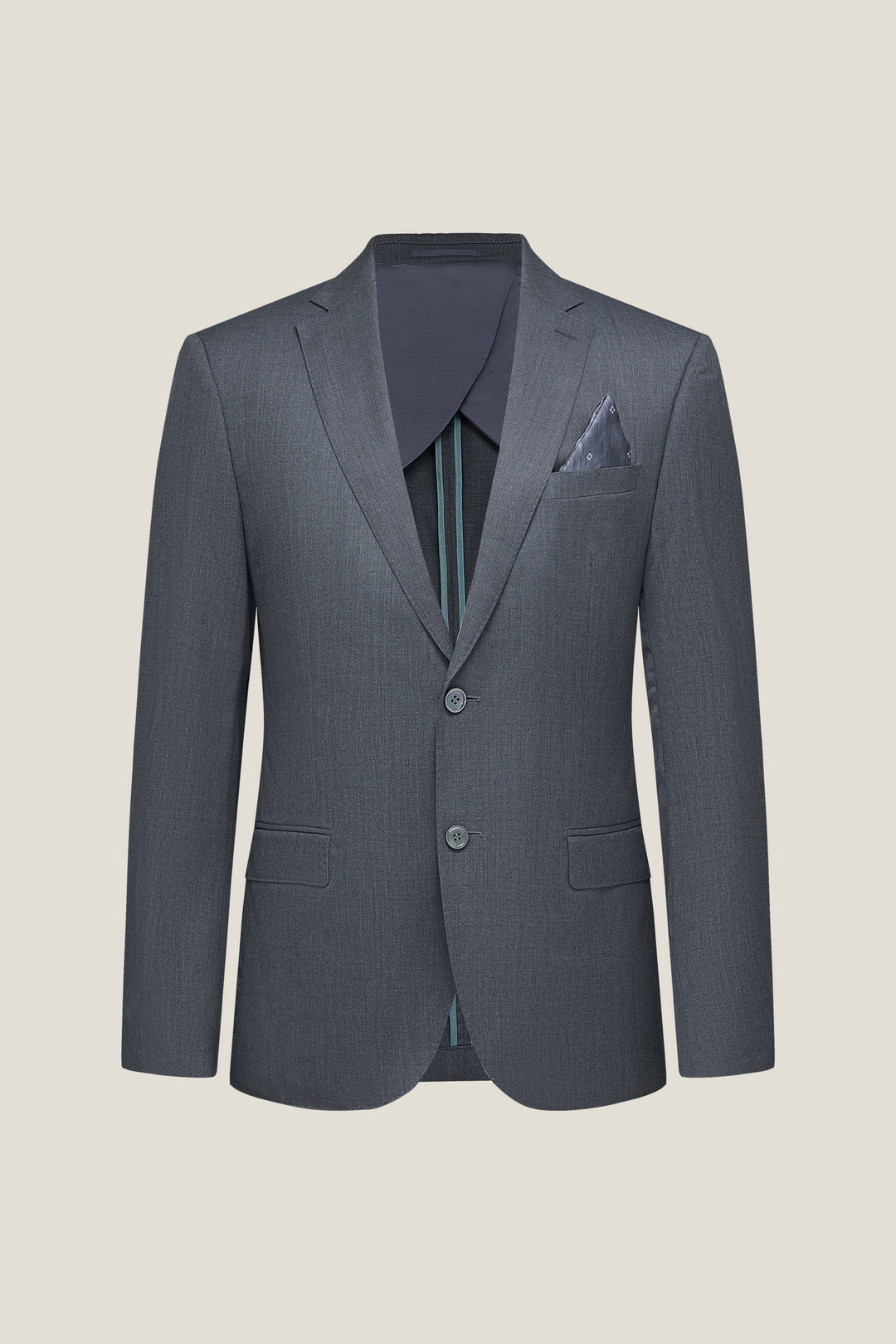 BLAACK LUXURY-luxury-100-wool-suit-blazer-61414013-Grey