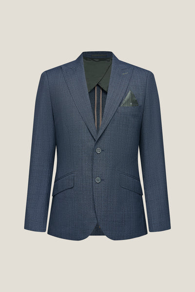 BLAACK LUXURY-luxury-100-wool-italy-fabric-suit-blazer-61414332-Blue