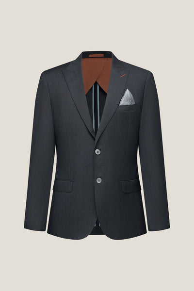 BLAACK LUXURY-luxury-100-wool-italy-fabric-suit-blazer-61414473-Grey