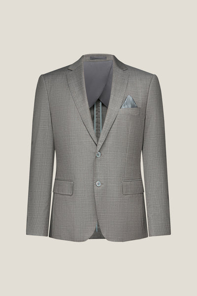 BLAACK LUXURY-luxury-100-wool-italy-fabric-suit-blazer-61414532-Grey