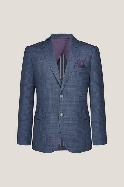 BLAACK LUXURY-luxury-100-wool-suit-blazer-61414573-Blue