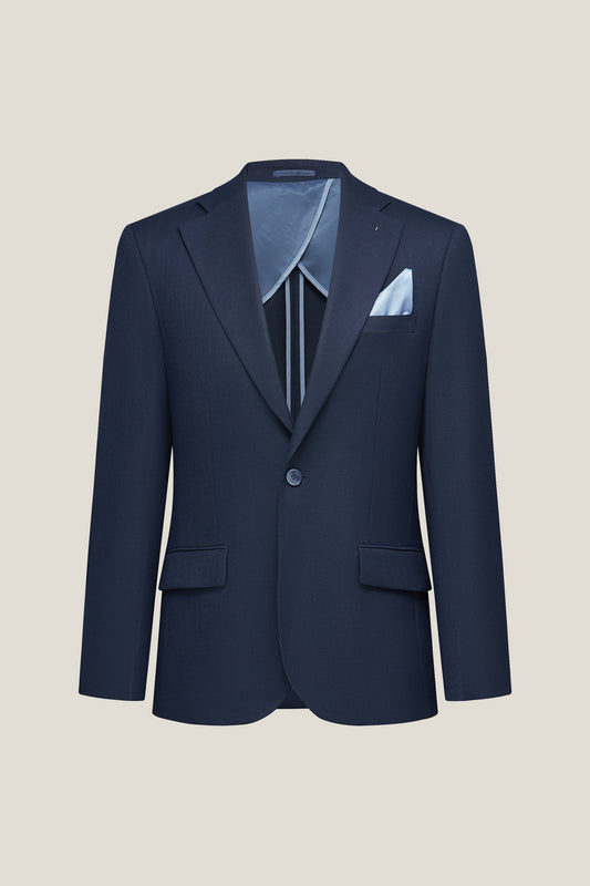 BLAACK MAN-blaack-machine-washable-標準領-suit-blazer-61415081-Blue