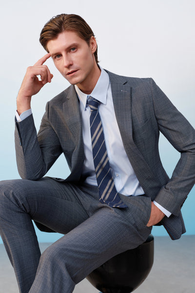 BLAACK MAN-blaack-machine-washable-標準領-suit-blazer-61415302-Blue