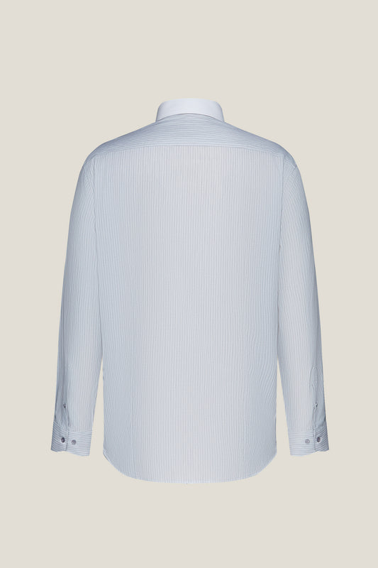 LUXURY | 100% Cotton Long-Sleeve Dress Shirt