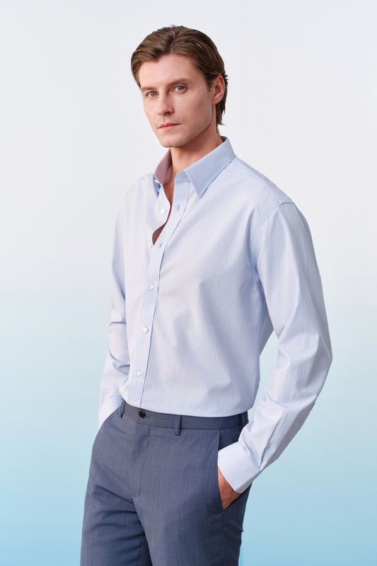 BLAACK MAN-blaack-non-iron-long-sleeve-dress-shirt-61421261-Blue