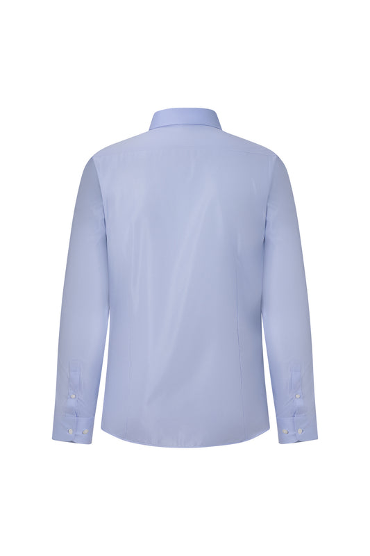 LUXURY | Easy Ironing | Premiun Cotton Silk Long-Sleeve Dress Shirt