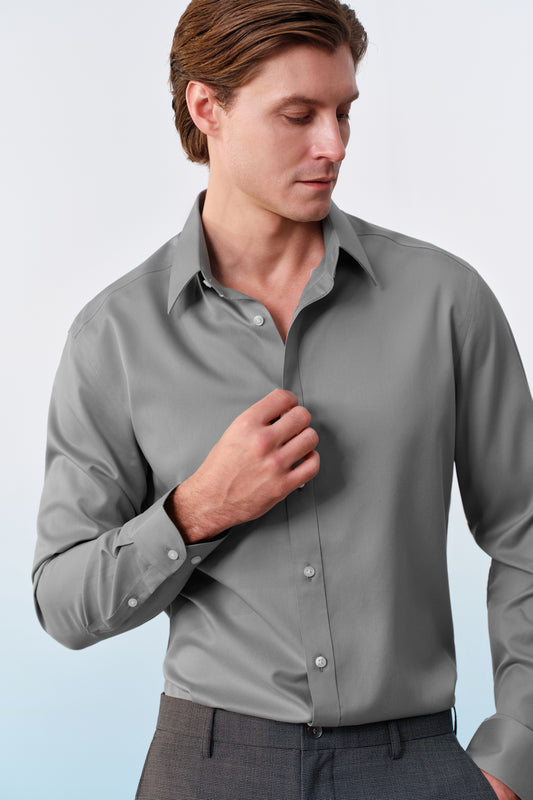BLAACK MAN-blaack-non-iron-long-sleeve-dress-shirt-61421812-Green