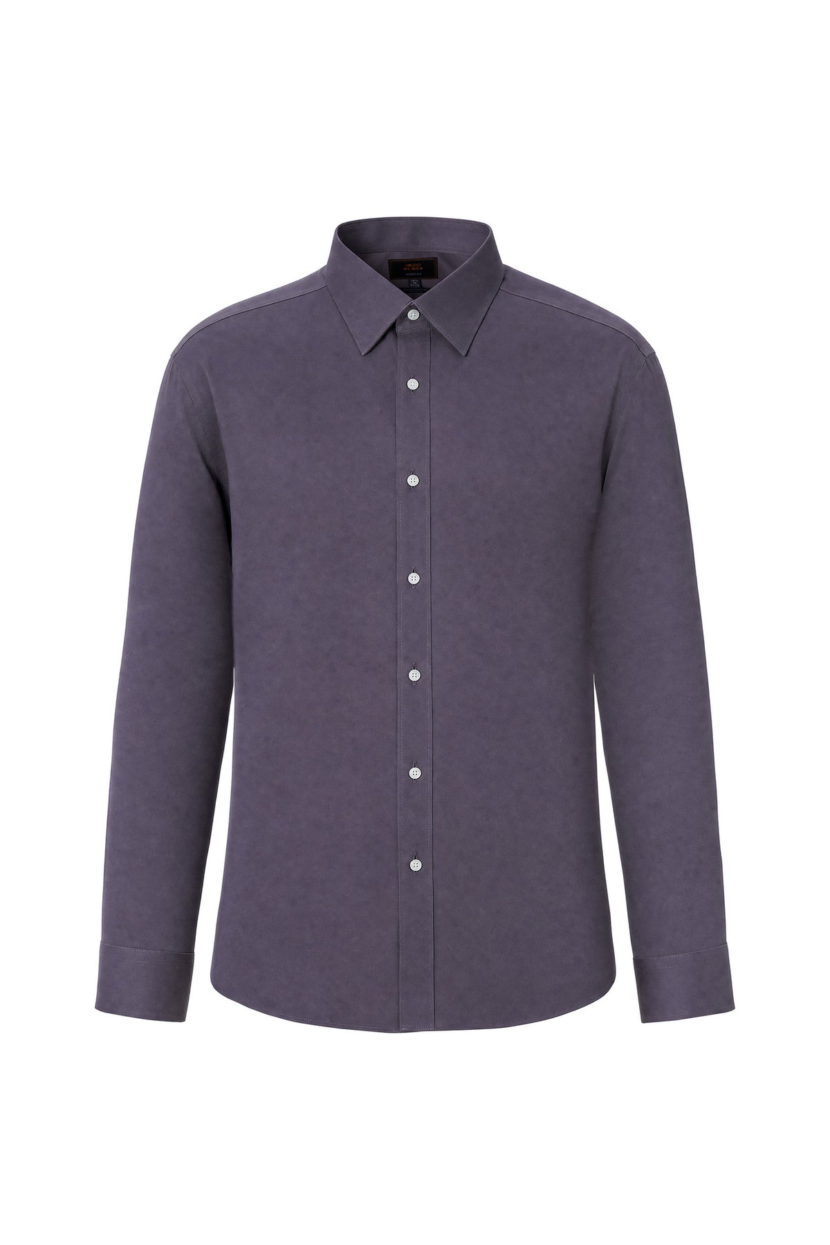 BLAACK MAN-blaack-non-iron-cotton-silk-blend-long-sleeve-dress-shirt-61421812-Purple