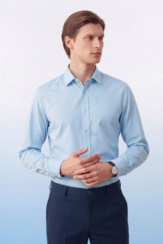 BLAACK MAN-blaack-easy-ironing-long-sleeve-dress-shirt-61429212-Blue