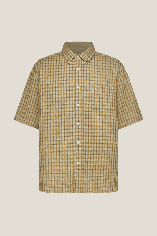 BLAACK LUXURY-luxury-100-cotton-japan-fabric-short-sleeve-casual-shirt-61430655-Beige
