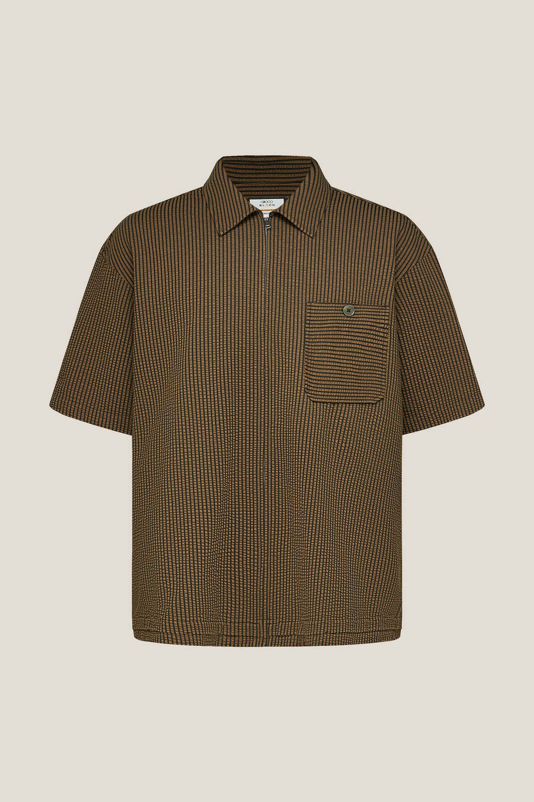 BLAACK LUXURY-luxury-japan-fabric-short-sleeve-casual-shirt-61431975-Brown