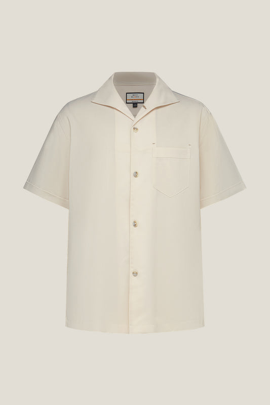 BLAACK LUXURY-luxury-japan-fabric-short-sleeve-casual-shirt-61433634-Beige