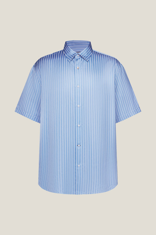 BLAACK LUXURY-luxury-japan-fabric-short-sleeve-casual-shirt-61433984-Blue