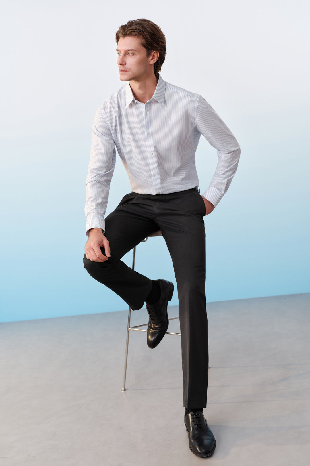 BLAACK MAN-blaack-machine-washable-suit-pants-61455362-Blue