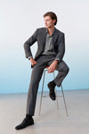BLAACK MAN-blaack-machine-washable-suit-pants-61455421-Grey
