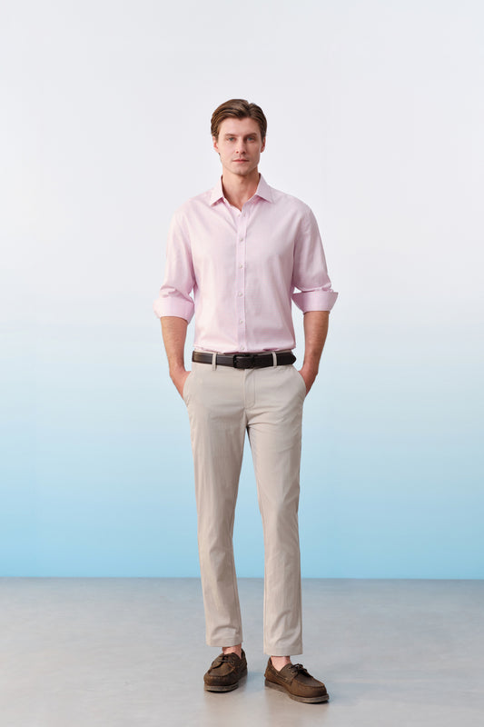 BLAACK MAN-blaack-平腳無褶-chinos-61461507-Beige