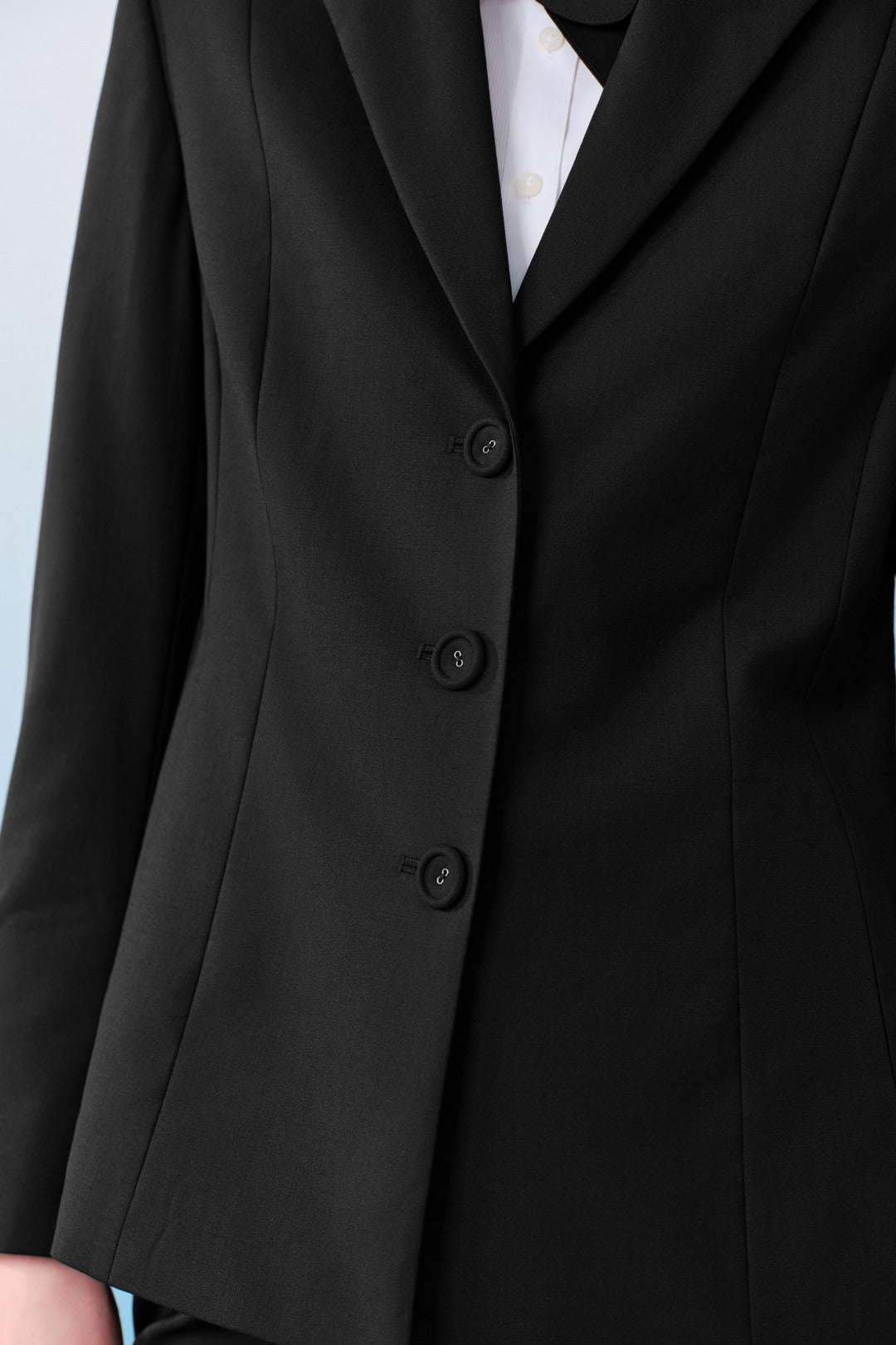 BLAACK | Wool Blend Notch Lapel Suit Blazer
