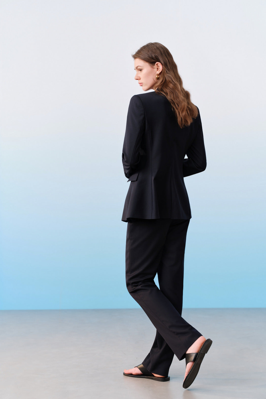 BLAACK | Wool Blend | Notch Lapel Suit Blazer