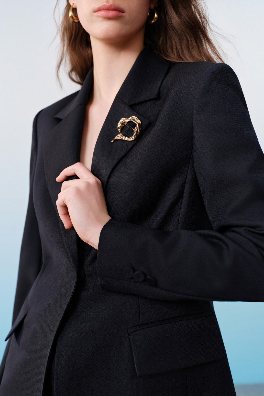 BLAACK | Wool Blend | Notch Lapel Suit Blazer