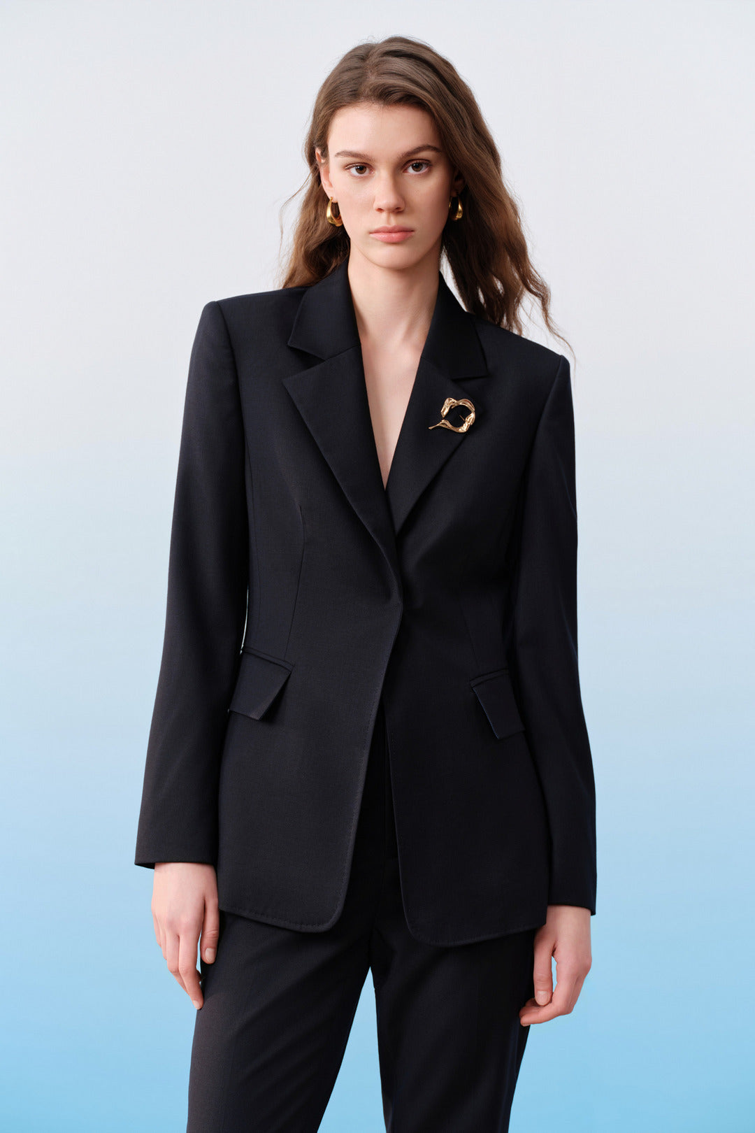 BLAACK | Wool Blend | Notch Lapel Suit Blazer