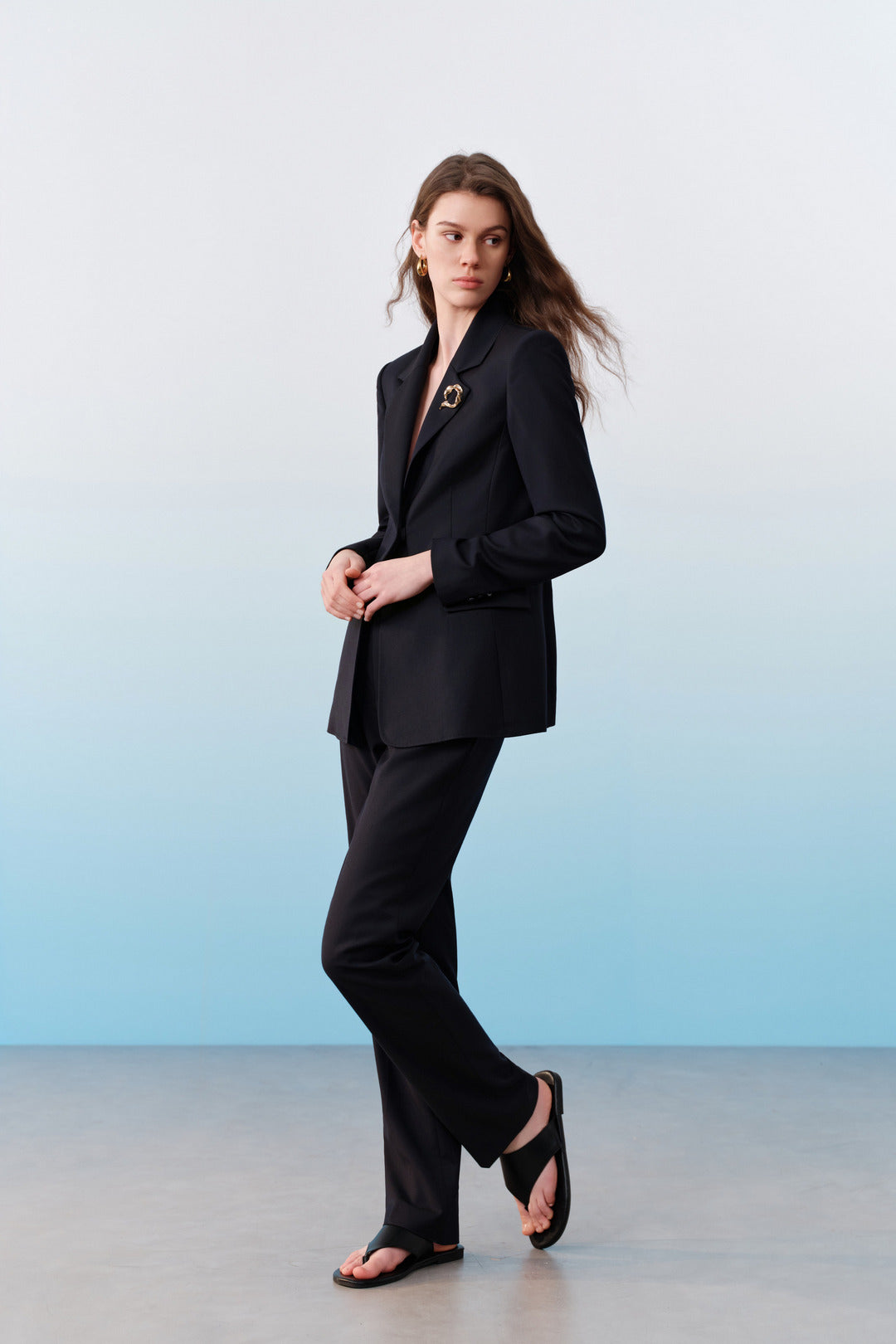 BLAACK | Wool Blend | Notch Lapel Suit Blazer