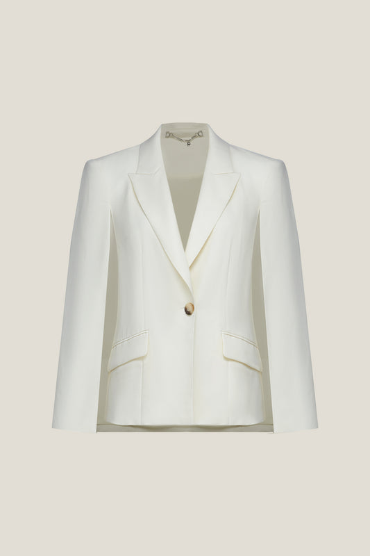 BLAACK LUXURY-luxury-100%-wool-peak-lapel-suit-blazer-61914310-Yellow