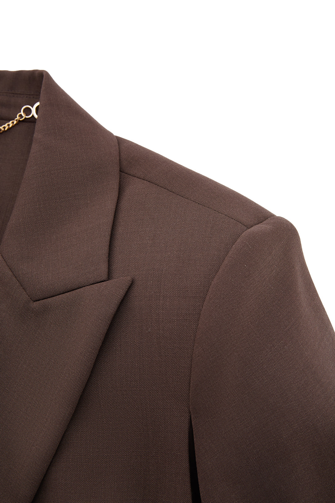 LUXURY | 100% Wool | Peak Lapel Suit Blazer