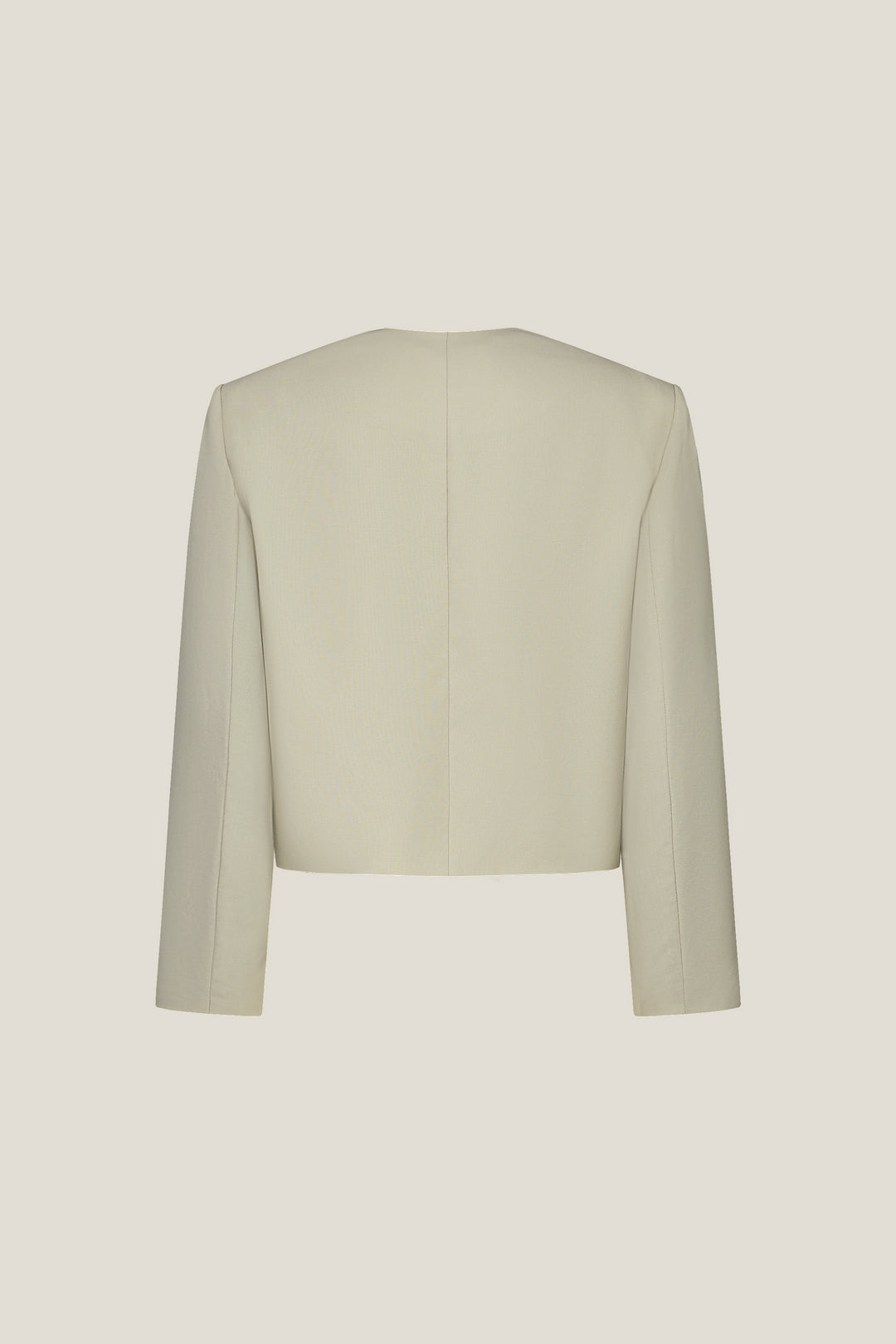 LUXURY | 100% Wool | Lapel With Metal Studs And Self Fabric Looping 金屬鉚釘和自布環的翻領獨立西裝外套(配墊肩)