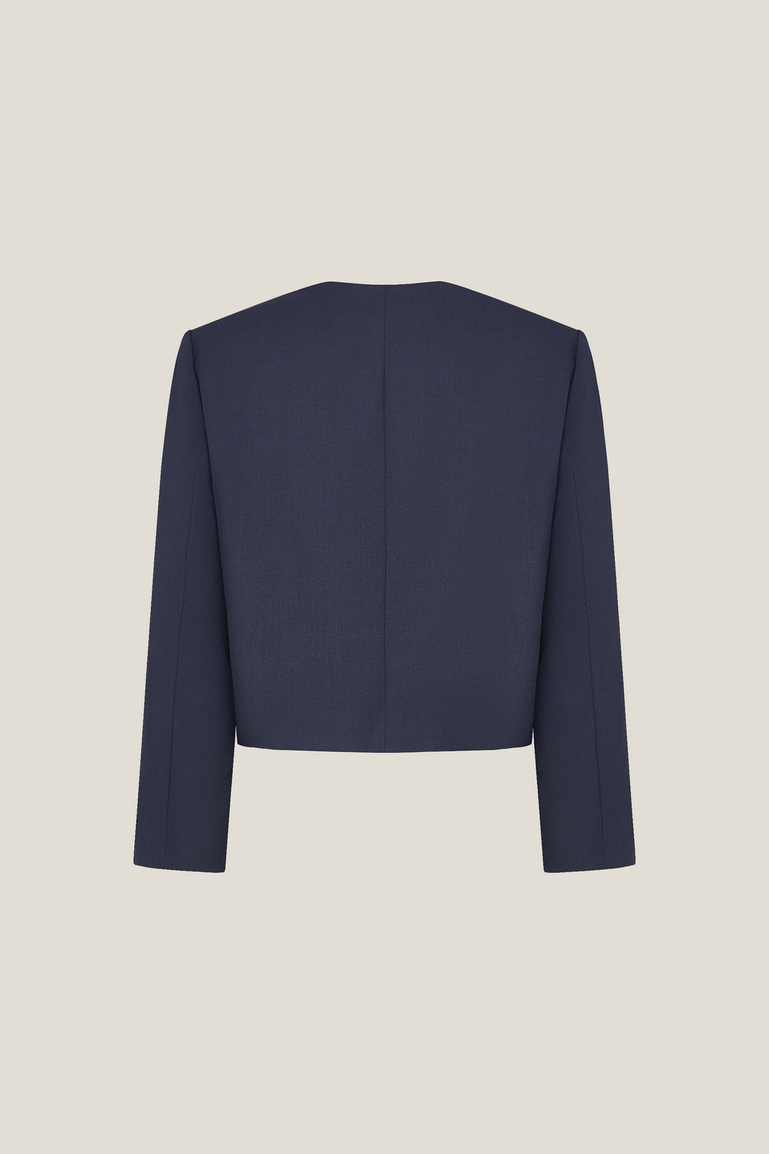 LUXURY | 100% Wool | Lapel With Metal Studs And Self Fabric Looping 金屬鉚釘和自布環的翻領獨立西裝外套(配墊肩)