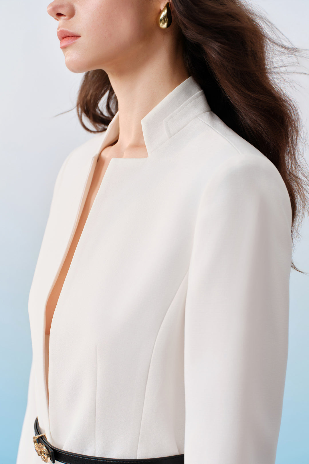 BLAACK | Machine Washable | Stand Collar Blazer