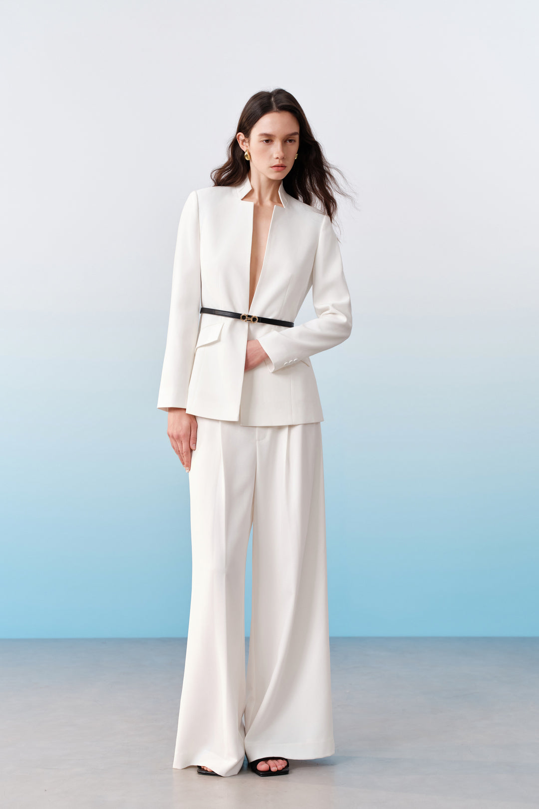 BLAACK | Machine Washable | Stand Collar Blazer