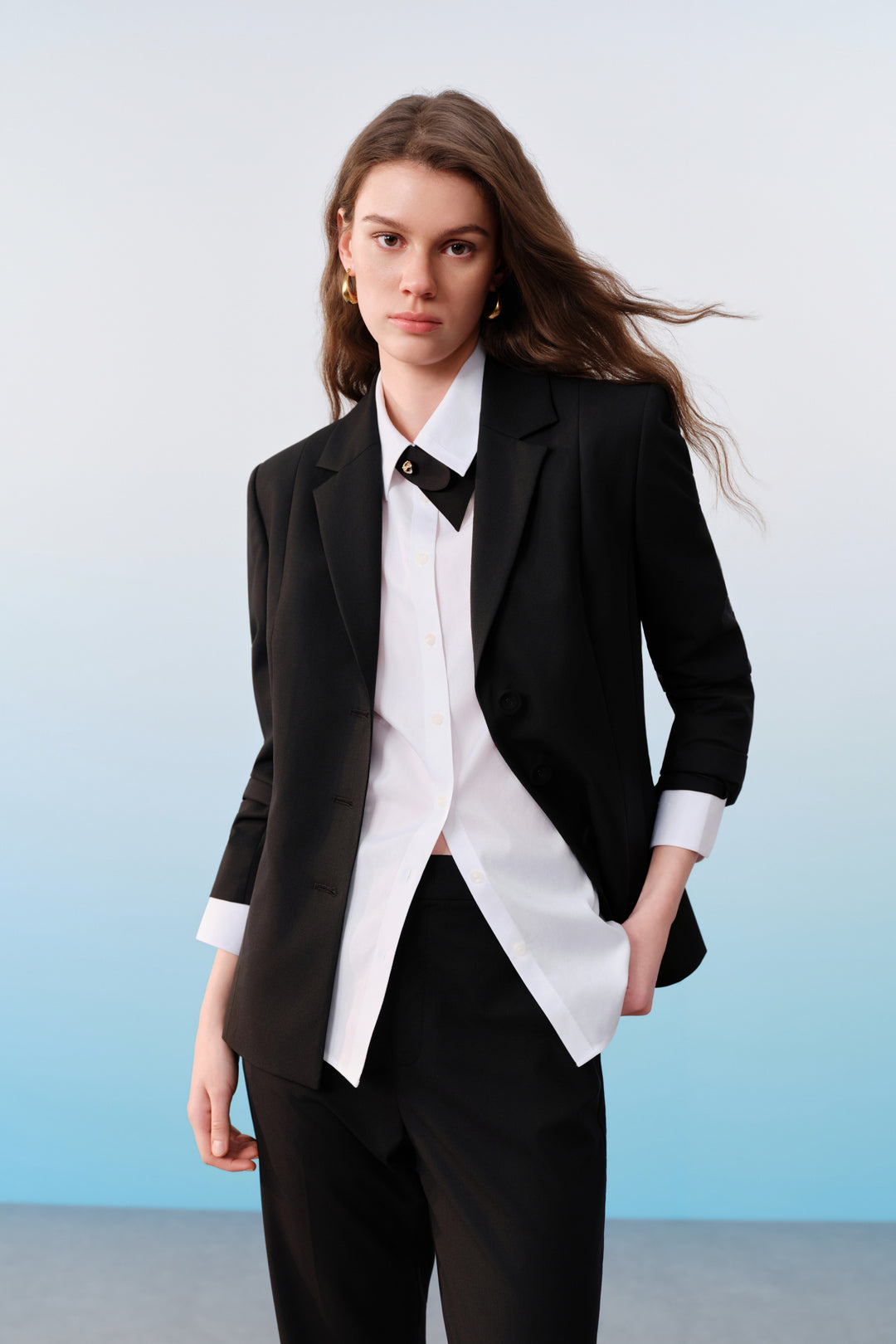 BLAACK | Non-Iron | Shirt Collar Long-Sleeve Dress Shirt