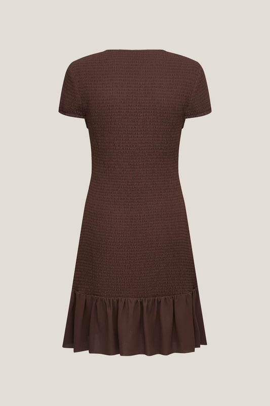 LUXURY | Round Neck Dress