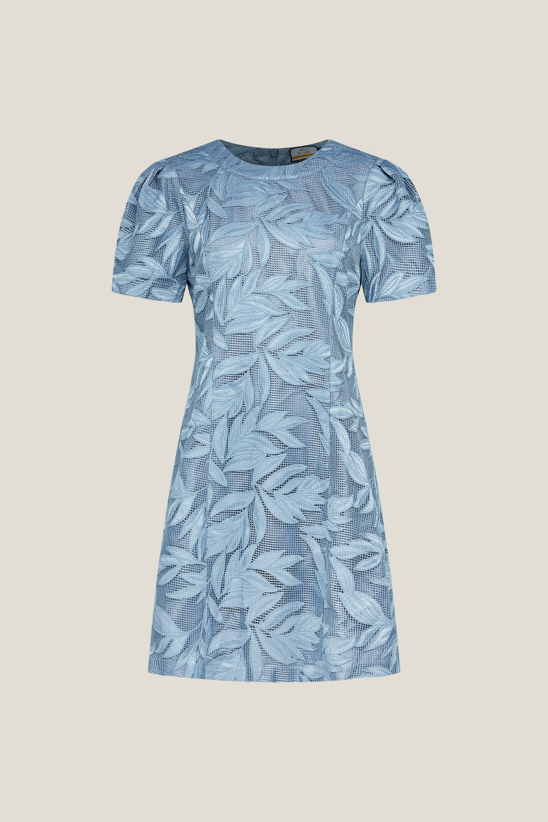 BLAACK LUXURY-luxury-round-neck-dress-61931052-Blue