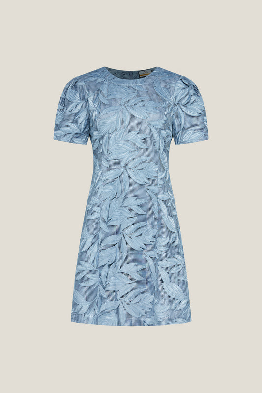 BLAACK LUXURY-luxury-round-neck-dress-61931052-Blue