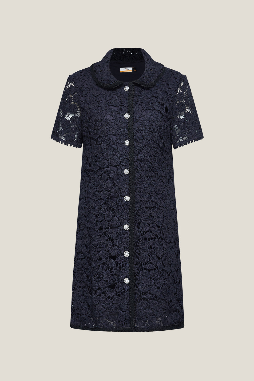 BLAACK LUXURY-luxury-peter-pan-collar-dress-61933032-Blue