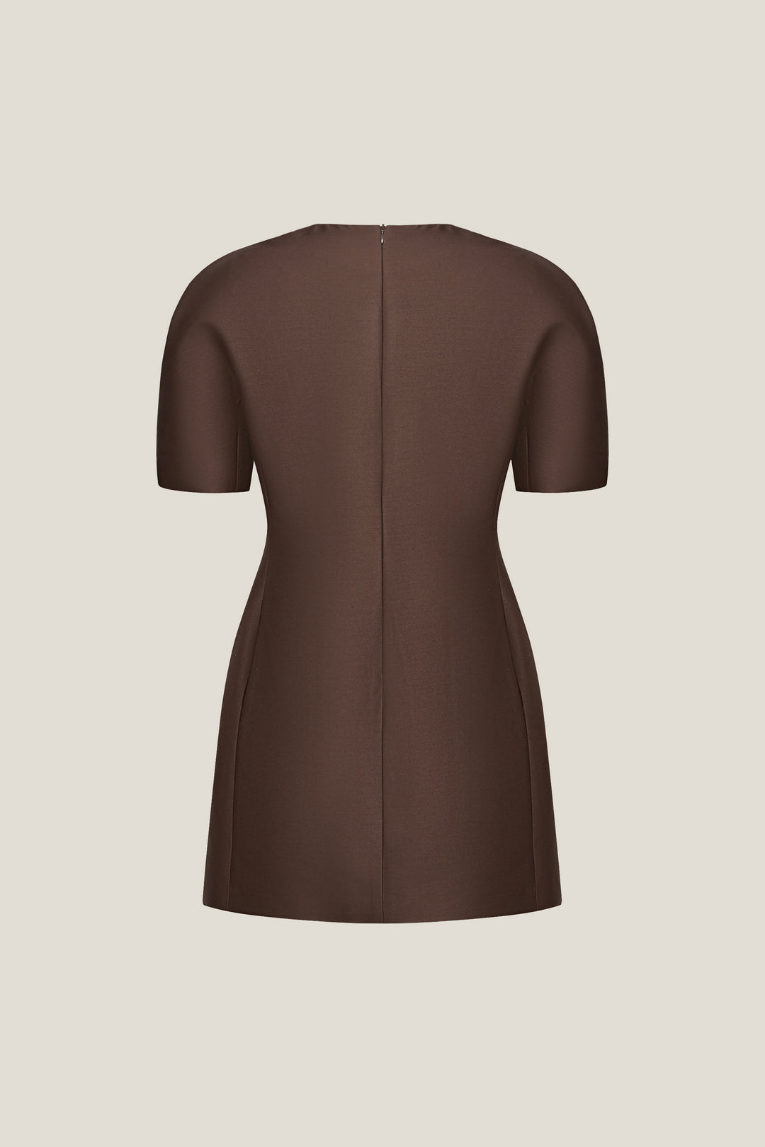 LUXURY | Premium Wool-Silk Blend | Round Neck Dress
